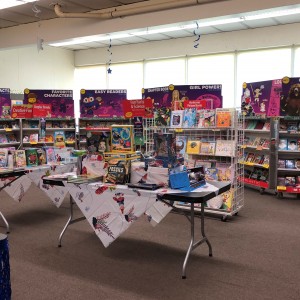 The Science Room is all set up for the Fall Book Fair.